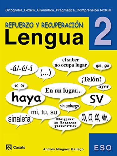 Refuerzo y recuperación. Lengua 2 – Editorial Casals