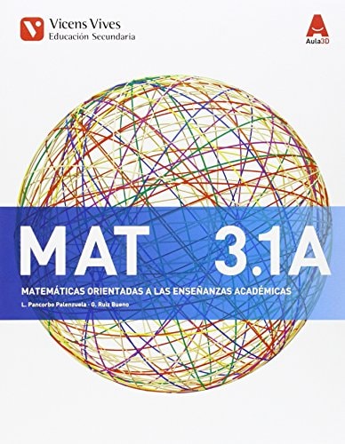 MAT 3 A TRIM (MATEMATICAS ACADEMICAS) AULA 3D – Editorial Vicens Vives
