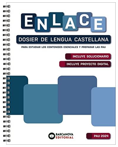 Enlace. Dosier De Lengua Castellana. Bachillerato 2024 - Barcanova