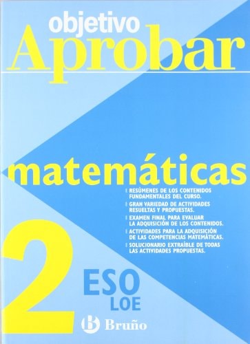 Objetivo aprobar Matemáticas 2 ESO (Spanish Edition) – Editorial Bruño