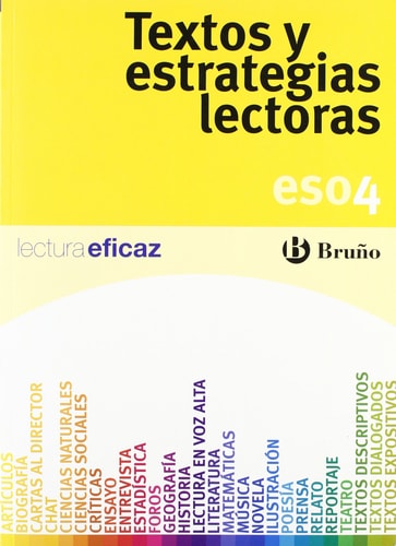 Textos y estrategias lectoras 4 ESO (Lectura Eficaz) (Spanish Edition) – Editorial Bruño