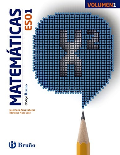 Código Bruño Matemáticas 1 ESO - 3 volúmenes – Editorial Bruño