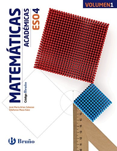 Código Bruño Matemáticas Académicas 4 ESO - 3 volúmenes – Editorial Bruño