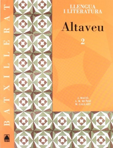 Altaveu 2. Llengua Catalana I Literatura - Teide