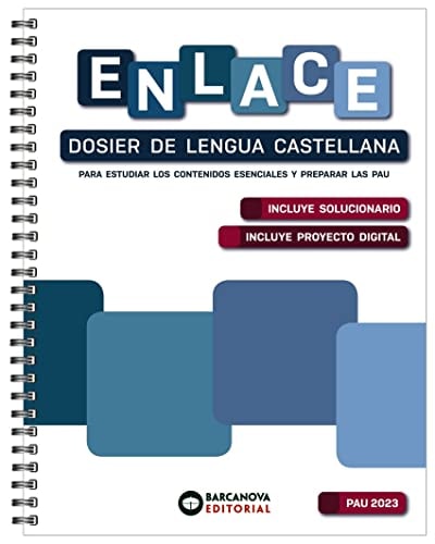 Enlace. Dosier De Lengua Castellana Para Las Pau 2023 - Barcanova